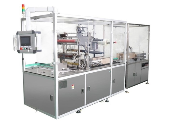 Rubber Stationery Cellophane Packaging Machine Tear Tape Equipped Over Wrapping