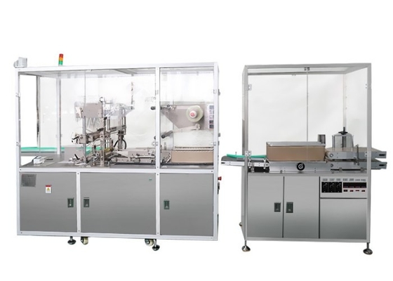 Coffee Tea Automatic Overwrapping Machine Single Wrap Cellophane Sealing With Ironing Machine