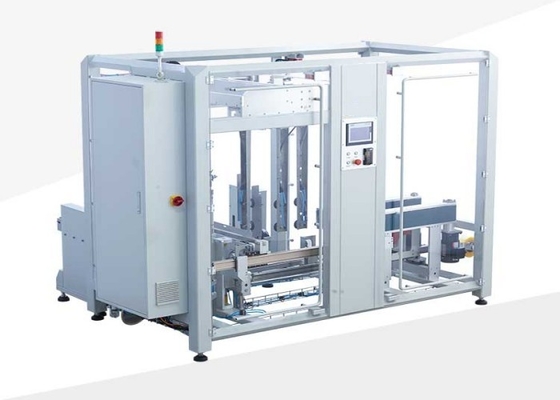 Servo Vertical Carton Erector Machine Electronics Compact Case Erector