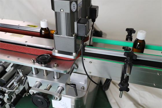 Top Bottom Automatic Sticker Labeling Machine Cosmetics