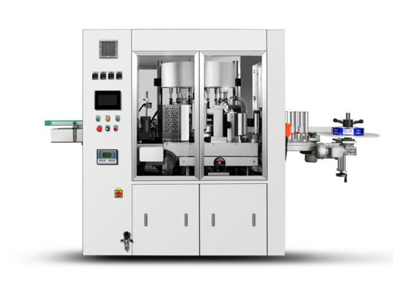 Rotation Beverage Hot Melt Glue Labeling Machine , Wine Sticker Dispenser Machine