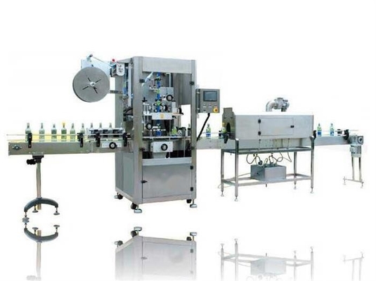 125mm Juice Shrink Sleeve Labeling Machine 40mm Automatic Bottle Labeling Machine