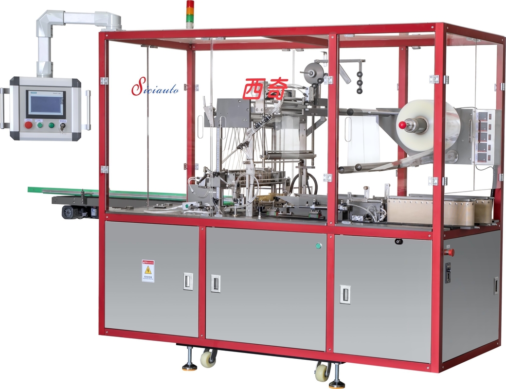 Automatic Transparent Perfume Box Cellophane Wrapping Machine 20-55pcs/Min