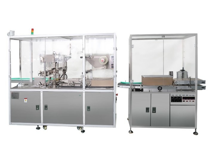 Coffee Tea Automatic Overwrapping Machine Single Wrap Cellophane Sealing With Ironing Machine