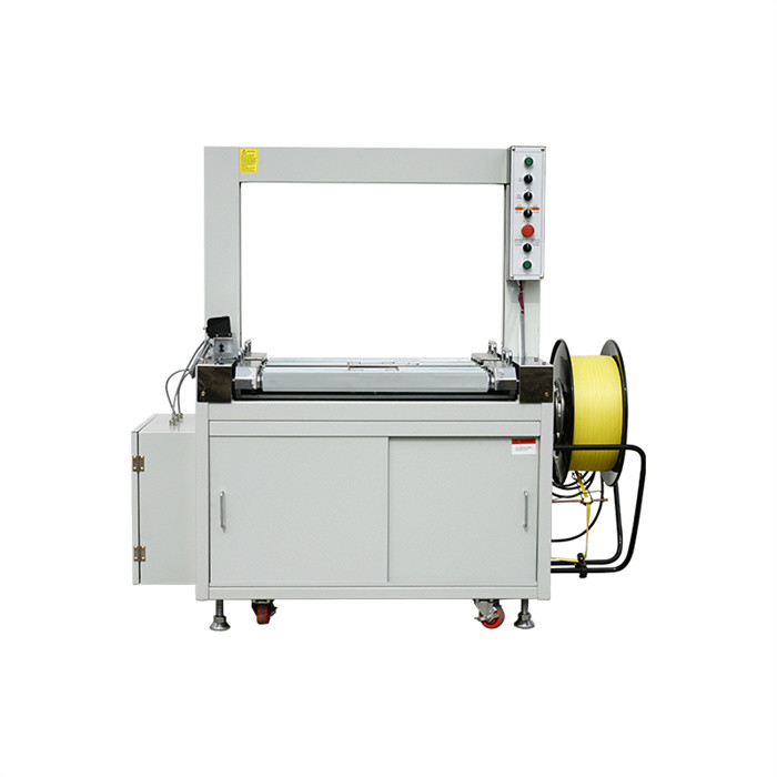 Express 50hz Automatic Carton Strapping Machine , 12mm Box Packing Patti Machine